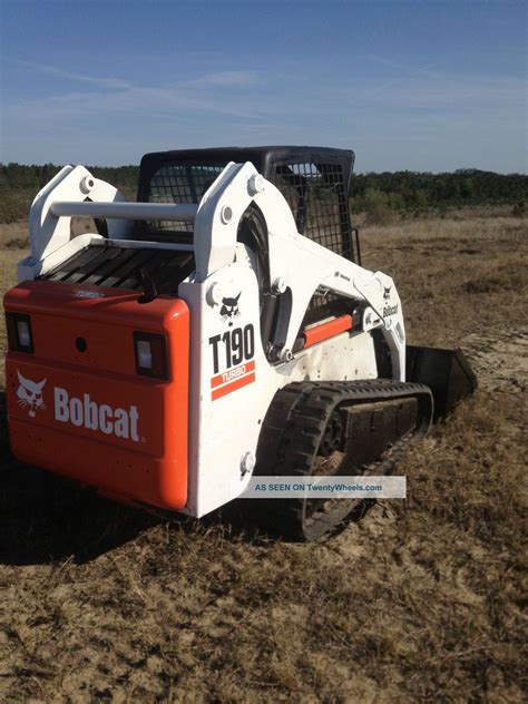 bobcat t190 skid steer track loader|new bobcat t190 price.